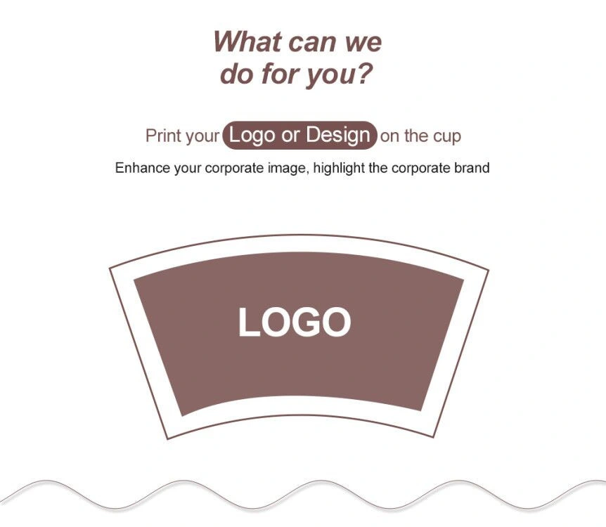 High Quality Thick Cup Wall Coffee Paper Tea Cups Custom Logo Big Paper Cup