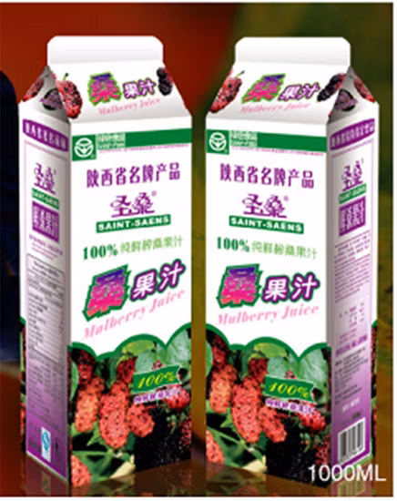 Acqua/latte/tè/bevande al lattobacillo/succo/albume/yoghour/catsup/marmellata/lavaggio/aceto di frutta Confezione in cartone di carta